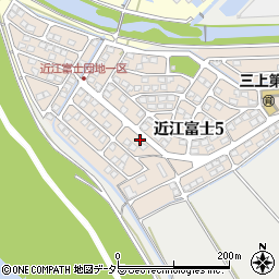 滋賀県野洲市近江富士5丁目20周辺の地図