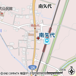 兵庫県丹波篠山市南矢代468周辺の地図