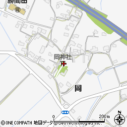 岡山県勝田郡勝央町岡461周辺の地図