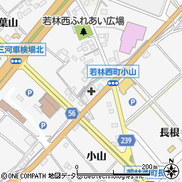 愛知県豊田市若林西町小山3周辺の地図
