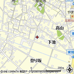 愛知県刈谷市東境町下池7周辺の地図