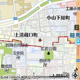 京都府京都市北区長乗西町188周辺の地図