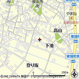 愛知県刈谷市東境町児山376周辺の地図