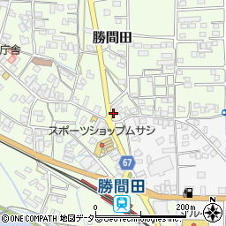 岡山県勝田郡勝央町勝間田153周辺の地図