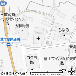 植田アルマイト工業株式会社　三重工場周辺の地図