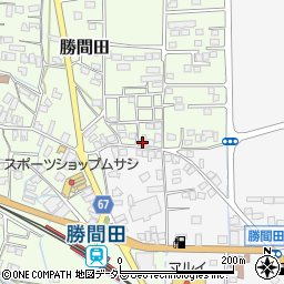 岡山県勝田郡勝央町勝間田77周辺の地図