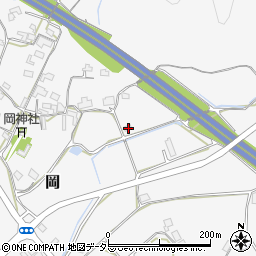 岡山県勝田郡勝央町岡631周辺の地図