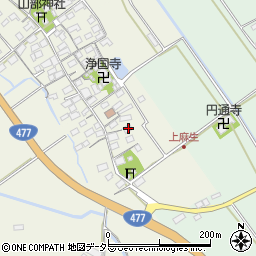 滋賀県東近江市上麻生町53周辺の地図