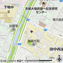 京都府京都市左京区高野清水町32周辺の地図