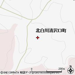 京都府京都市左京区北白川清沢口町周辺の地図