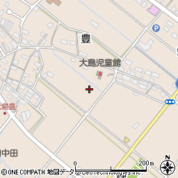愛知県豊田市大島町周辺の地図