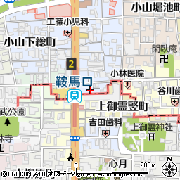 京都府京都市北区上御霊上江町239周辺の地図