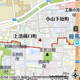 京都府京都市北区長乗西町189周辺の地図