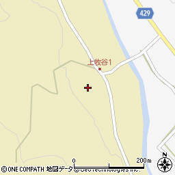 兵庫県宍粟市山崎町上牧谷53周辺の地図