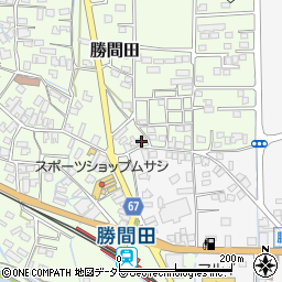 岡山県勝田郡勝央町勝間田156周辺の地図
