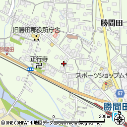岡山県勝田郡勝央町勝間田717周辺の地図