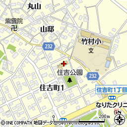 豊田市役所こども園　住吉こども園周辺の地図