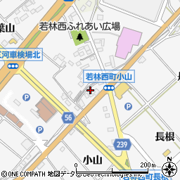 愛知県豊田市若林西町小山3-4周辺の地図