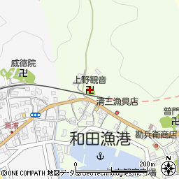 上野観音周辺の地図