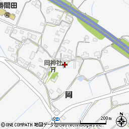 岡山県勝田郡勝央町岡463周辺の地図
