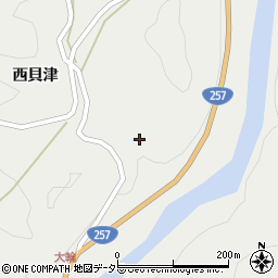 愛知県新城市愛郷御堂ノ下周辺の地図