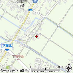 滋賀県草津市下笠町1157周辺の地図