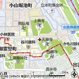 京都府京都市北区天寧寺門前町周辺の地図