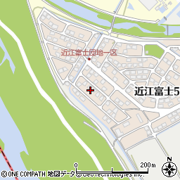 滋賀県野洲市近江富士5丁目17周辺の地図