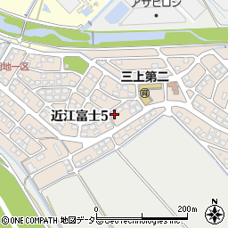 滋賀県野洲市近江富士5丁目2-11周辺の地図