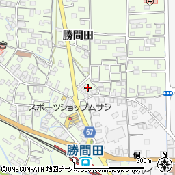 岡山県勝田郡勝央町勝間田157周辺の地図