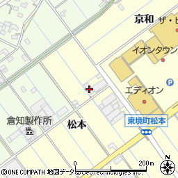 愛知県刈谷市東境町松本周辺の地図