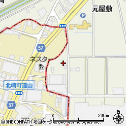 愛知県豊明市栄町神田周辺の地図