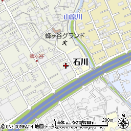 静岡県静岡市清水区蜂ヶ谷94-6周辺の地図