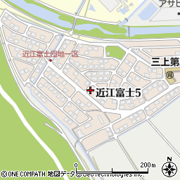 滋賀県野洲市近江富士5丁目周辺の地図
