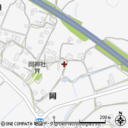 岡山県勝田郡勝央町岡465周辺の地図
