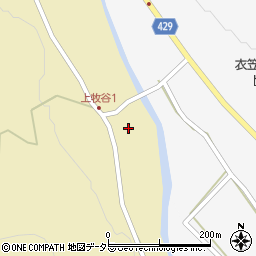 兵庫県宍粟市山崎町上牧谷48周辺の地図