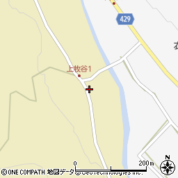 兵庫県宍粟市山崎町上牧谷49周辺の地図