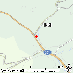 愛知県豊田市松平町根引周辺の地図