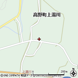 広島県庄原市高野町上湯川46周辺の地図