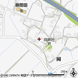 岡山県勝田郡勝央町岡306周辺の地図