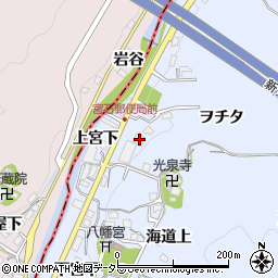 愛知県岡崎市宮石町ヲチタ61-1周辺の地図