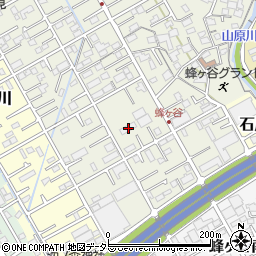 静岡県静岡市清水区蜂ヶ谷143周辺の地図