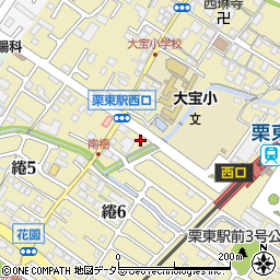 京進小中部栗東駅前校周辺の地図