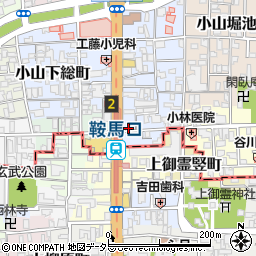 京都府京都市北区上御霊上江町232-19周辺の地図