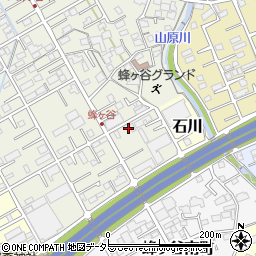静岡県静岡市清水区蜂ヶ谷97-10周辺の地図