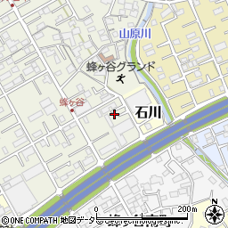 静岡県静岡市清水区蜂ヶ谷95-3周辺の地図