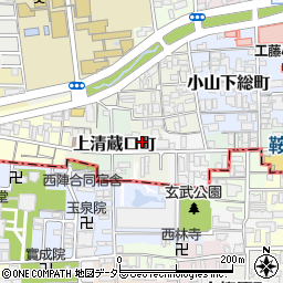京都府京都市北区長乗西町179周辺の地図