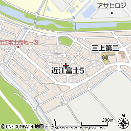 滋賀県野洲市近江富士5丁目8周辺の地図