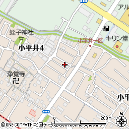 小平井児童公園周辺の地図