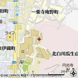 京都造形芸術大学　未来館周辺の地図